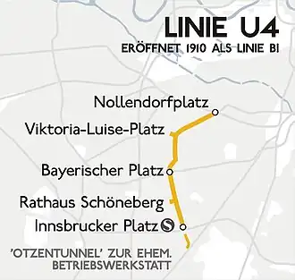 Voir la carte de la ligne.