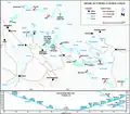 Carte des barrages du bassin Karun-Dez