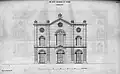 Façade principale de la synagogue