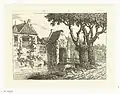 Vue associée au château entre 1778 et 1838