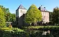 Le château d'Erp, massif, est l'un des plus anciens du pays.