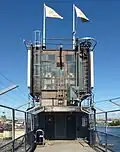 Le sommet de l'ascenseur en 2012.