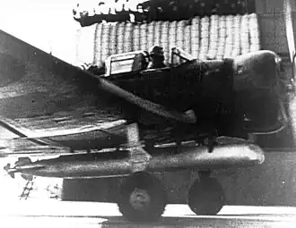 Vue de l'avion.
