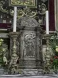 Le tabernacle en argent.