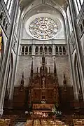 Le transept nord.