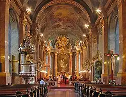 L'intérieur de la basilique.