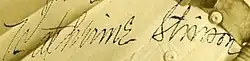 signature de Katherine Stinson