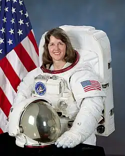 Kathryn Thornton en 1992.