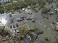 Port Sulphur après le passage de Katrina.