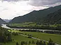La rivière Katoun dans les environs de Tchemal