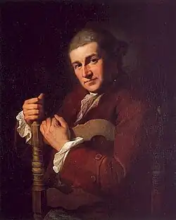 David Garrick (1717-1779)Tableau d'Angelica Kauffmann, 1764Burghley House, Stamford