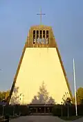 Façade de l'église.
