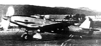 Vue de l'avion.