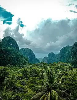 Géoparc de Maros-Pangkep (id), Rammang-Rammang, Indonésie.