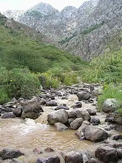 Montagnes en périphérie de Chyimkent.