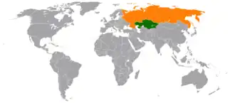 Kazakhstan et Russie