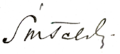 Signature de Kazimierz Świtalski