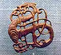Style Urnes : boucle en bronze (vers 1000), Musée national de Copenhague