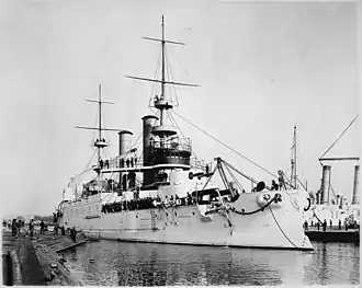 illustration de USS Kearsarge (BB-5)