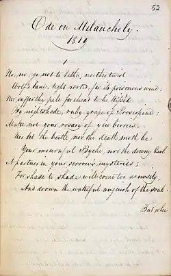 Photo de manuscrit.