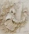 Blason des Keglevich jusqu'en 1490 de gueules à deux fasces d'argent.