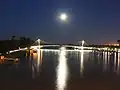 La passerelle Mimram de nuit