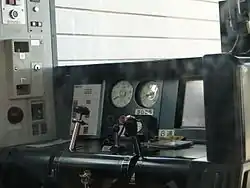 Cabine de conduite.