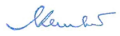 Signature de Kem Sokha
