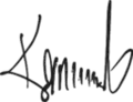 Signature de Kemal Kılıçdaroğlu