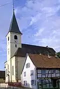 L'église Saint-Jean-Baptiste.