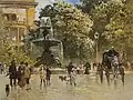La Kemperplatz en 1889, par Julius Jacob le Jeune&nbsp;(de).