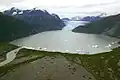 Le glacier Kenai et le lac glaciaire