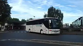 Keolis Daniel Meyer Setra S 415 GT-HD no&nbsp;3 à la porte&nbsp;d'Orléans (Paris).