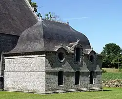 Vue d'ensemble de la sacristie