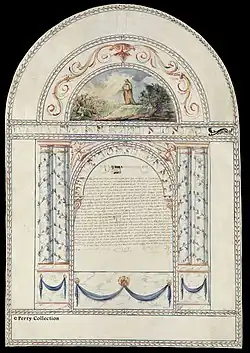 Ketouba de Malte, 1807.