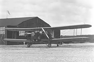 Vue de l'avion.