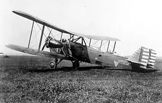 Vue de l'avion.