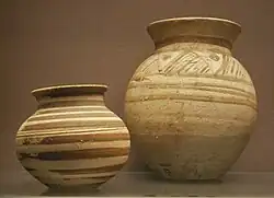 Céramique du Khabur (première moitié du IIe&nbsp;millénaire&nbsp;av. J.-C.). British Museum.