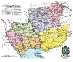 Description de l'image Kherson Governorate.png.