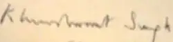 signature de Khushwant Singh