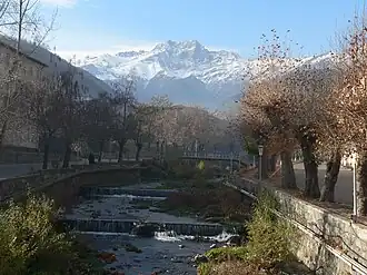 Le Khustup vu depuis Kapan.