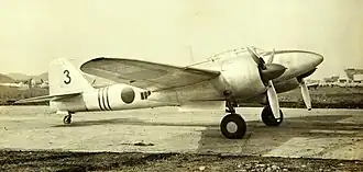 Vue de l'avion.