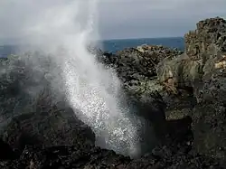 Le geyser maritime de Kiama.