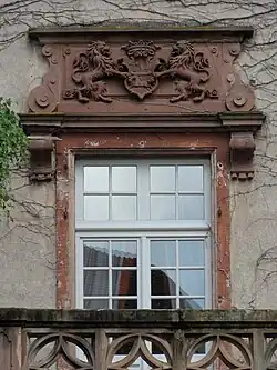 Château de Lupfen-Schwendi, armoiries des Castex, propriétaires(fin XIXe&nbsp;siècle).