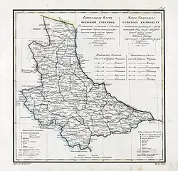 Description de l'image Kiev Governorate 1821.jpg.