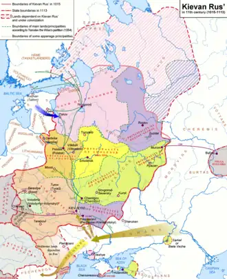 Principautés de la Rus de Kiev (1015-1113)