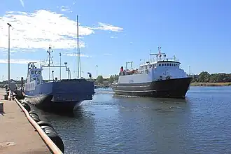 Le port de Kihnu.
