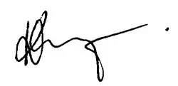 signature de Killion Munyama