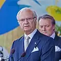 Le roi Charles XVI Gustave, président du WWF-Suède depuis 1988.