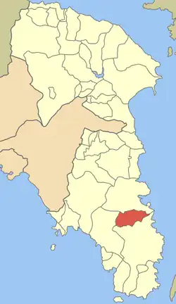 District municipal de Kouvara.